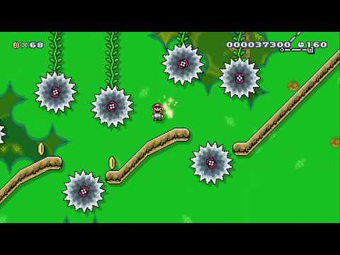 The Forest Slide (Hold 🡓) by Chesskey - Super Mario Maker 2 - No Commentary 1bx