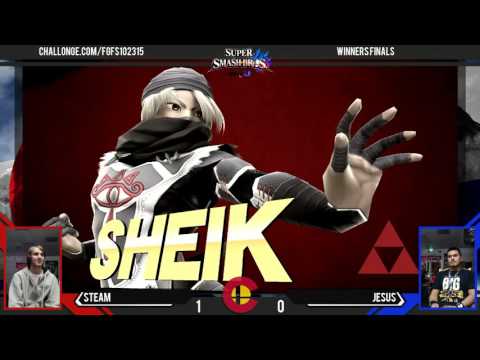 FGF15 - Steam (Sheik) Vs. Jesus (Mario) - Winners Finals