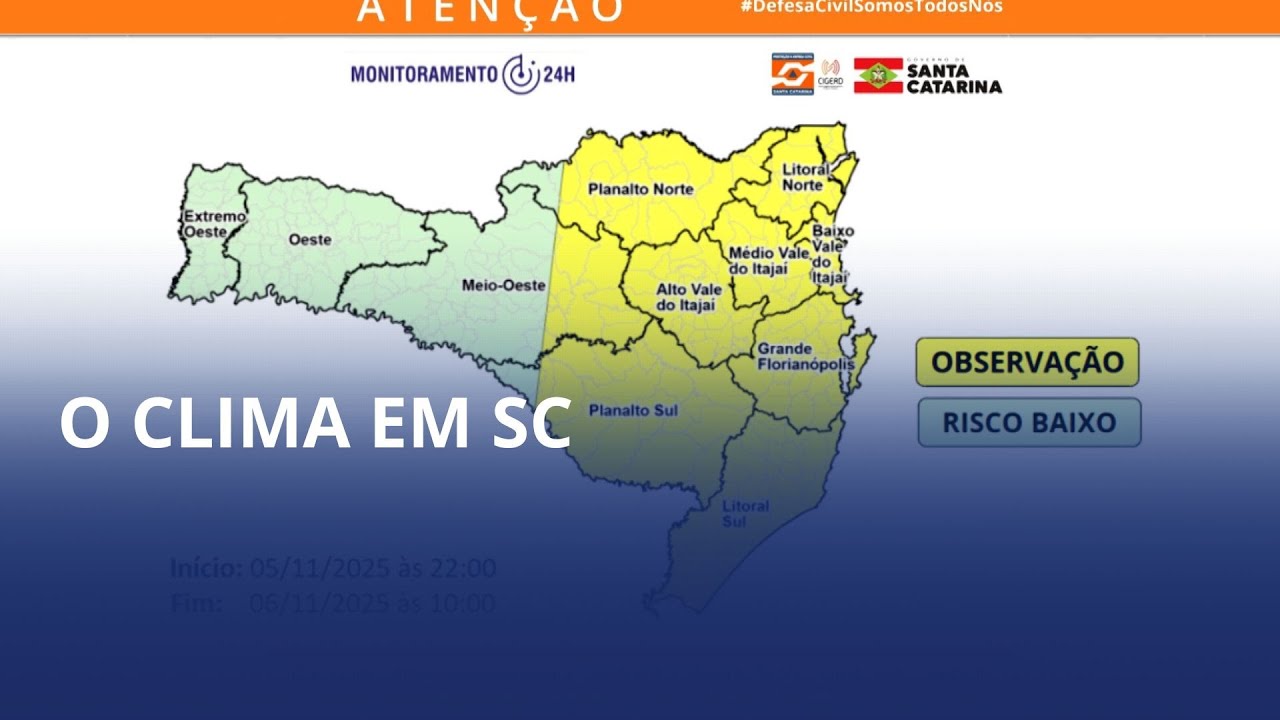 Sistema de alta pressão vai trazer o sol de volta, mas por pouco tempo