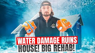 How To Buy Rental Properties With Water Damage! Investment Property Needs A Lot Of Work! Real Estate