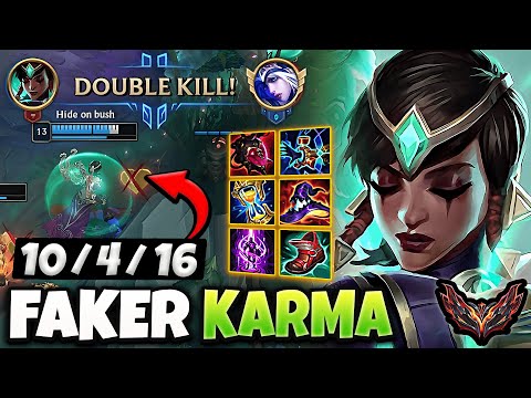 T1 Faker Karma MID vs Talon - Korea Grandmaster Patch 14.3 ✅
