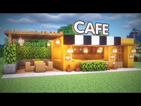 Minecraft: how to build a cafe