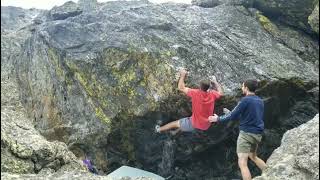 Video thumbnail of To Heck and Back Stand, V9. RMNP