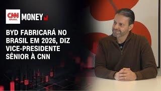 Vídeo: BYD fabricará no Brasil em 2026, diz vice-presidente sênior à CNN | MONEY NEWS
