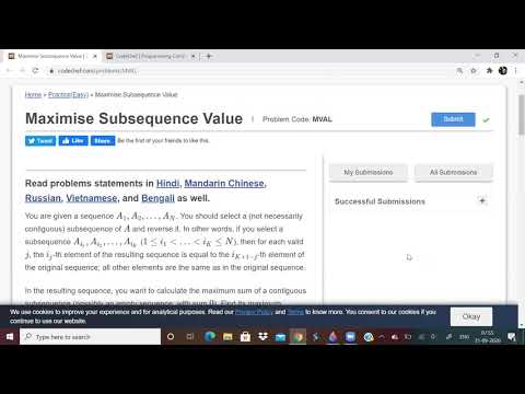 MAXIMIZE SUBSEQUENCE VALUE ||SEPTEMBER COOK OFF || EASY O(n) SOLUTION || INTERESTING PROBLEM!.