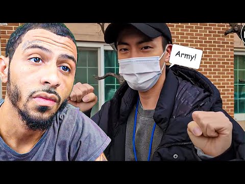 BTS Jin say's his goodbyes.. 💔 (Jin's Entrance Ceremony)