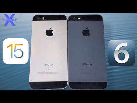 iOS 15 vs iOS 6 🖤