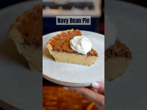 How to make a Navy bean pie. #pie #bean #dessert
