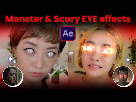 Monsters & Scary & Hero EYE EFFECTS In After Effects
