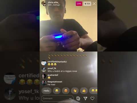 Chris Elite - fessed up by fan on instagram LIVE!!