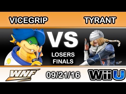 WNF 3.8 - Vicegrip (Ludwig) Vs. NME | Tyrant (Sheik) Losers Finals - Smash Wii U