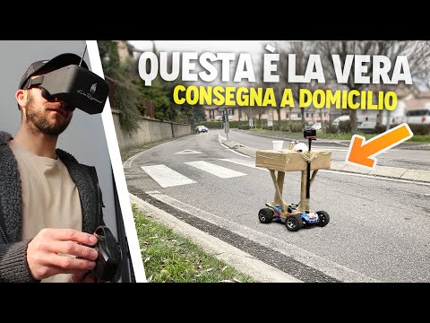 RITIRO LA COLAZIONE CON UN AUTO TELECOMANDATA E SISTEMA FPV