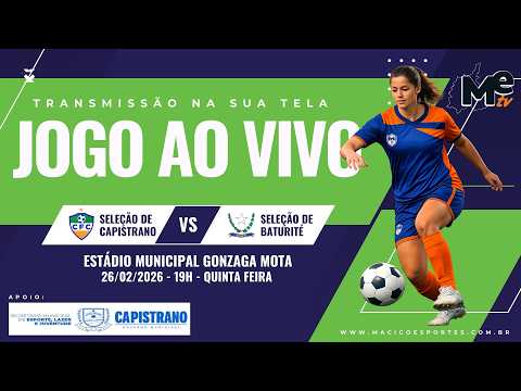 AO VIVO: CAPISTRANO X BATURITÉ | FUTEBOL FEMININO | JOGO TREINO | METV