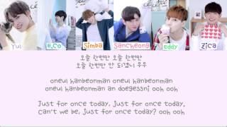 JJCC(제이제이씨씨)- ToDay (오늘 한번) Color Coded Lyrics [Han/Rom/Eng]