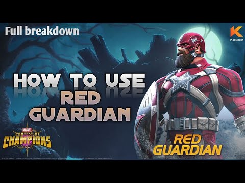 How to use Red Guardian |Full Breakdown| Marvel Contest of Champions