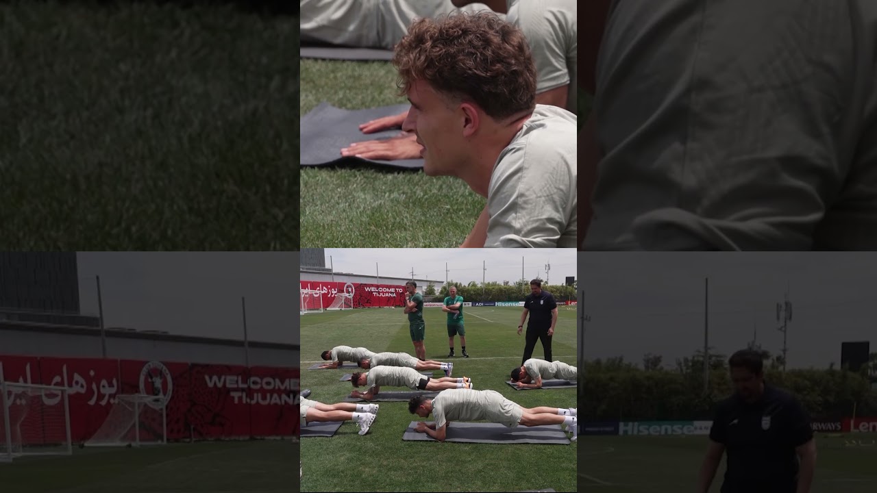 Video | Iran players hold first open practice at Tijuana camp