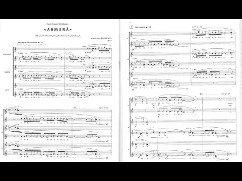 Jean-Louis Florentz - Asmarâ, Op. 9 [score video]