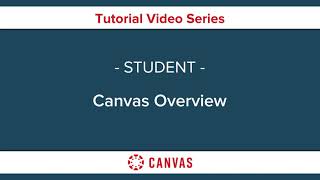 CANVAS- Overview for Students
