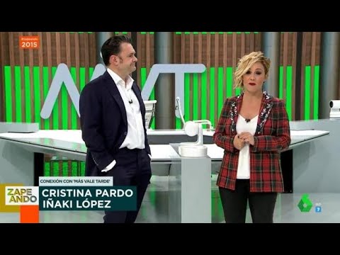 Surrealista paso de 'Zapeando' a 'Más vale tarde' Los temas anales se los dejo a Iñaki López