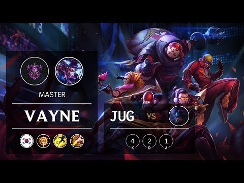 Vayne Jungle vs Rek'Sai - KR Master Patch 9.10