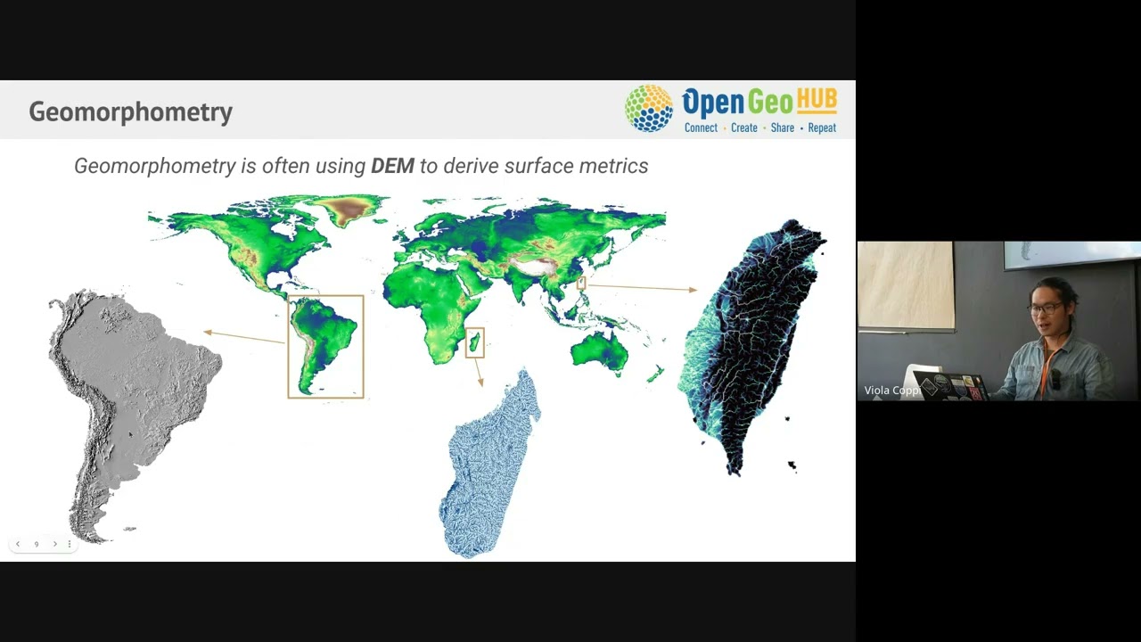 Yu-Feng Ho: Geomorphometry high performance computing using GRASS GIS, and WhiteboxTools in Python