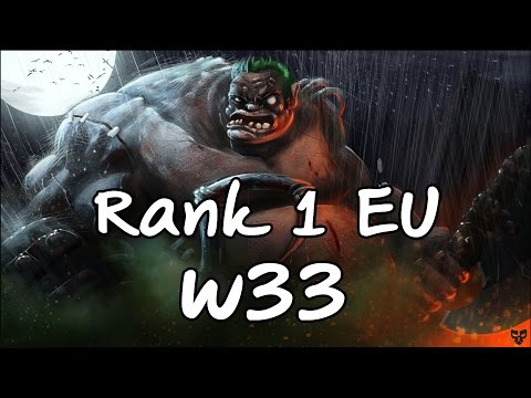 Rank 1 Europe Pudge w33 7700+ MMR