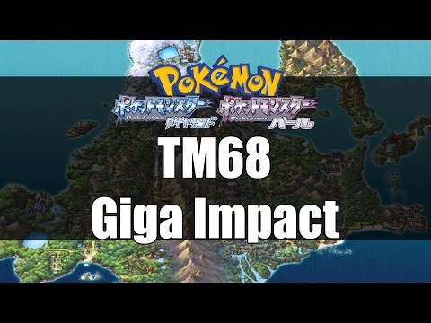 Pokemon Diamond & Pearl - Where to get TM68 Giga Impact