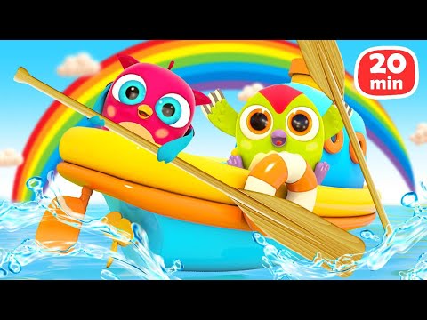 Bebekler için çizgi film - Hop Hop Baykuş Tık Tıkı şampuanla yıkıyor - en sevimli bölümler