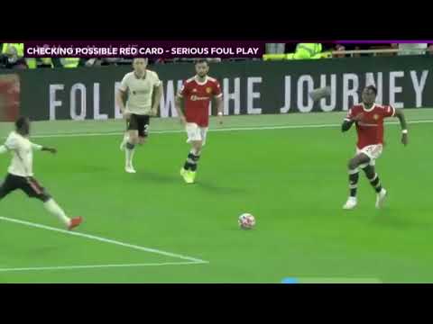 pogba red card vs liverpool💔