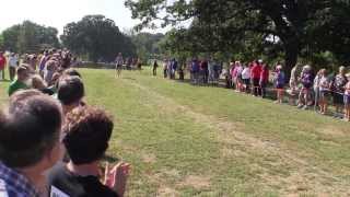 preview picture of video '3A Varsity Boys Finish-winner Austin King, 2013 Hancock XC Inv'