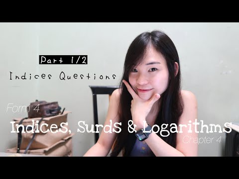 【ENG】ADD MATHS | Form 4 Chapter 4: Indices, Surds & Logarithms (Indices Explanation) Part 1/2