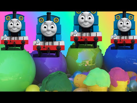 Plippi Toys Surprise Eggs Thomas The Train Family Fun Playtime Video for Kids
