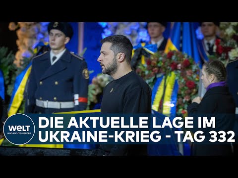 UKRAINE-KRIEG: Trauerfeier nach Hubschrauberabsturz - Selenskyj würdigt verunglückten Innenminister