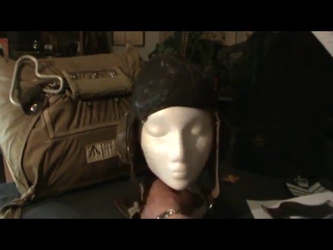 WW 2 Type " B '' RAF Flight helmet