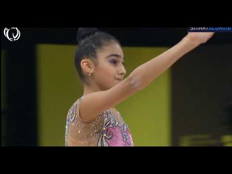 Narmin Bayramova (AZE) Junior Ribbon QF European RGCH Kyiv2020