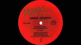 David Joseph - You Can't Hide Your Love From Me (Island Records 1983)