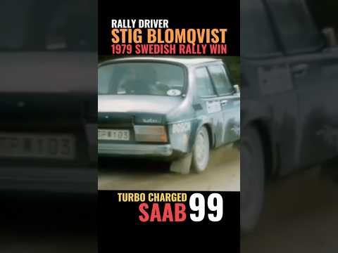 1979 Swedish Rally, won by driver Stig Blomqvist, with the 99 Turbo!