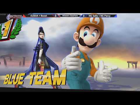 MHM:0818 [Wii U] - XzibitA + Boost (Red) vs NG Sells + NG Percy (Blue) - Winners Quarters