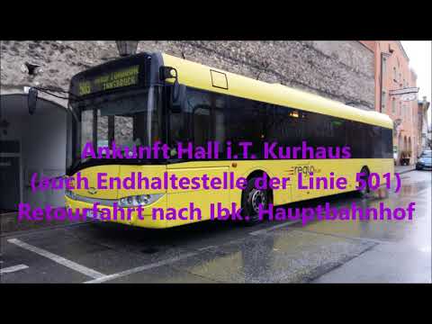Linie 503 Innsbruck, Drivers View
