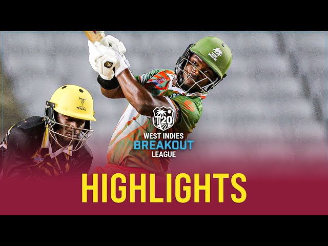 Jereimiah Goes Big! | Highlights | Jamaica Titans v Windward Islands Infernos | WI Breakout League