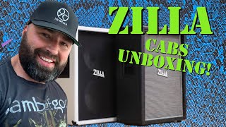Video thumbnail for ZILLA CABS FAT BOY VERTICAL 212 BLUE SNAKESKIN TOLEX by Ninecore Neil