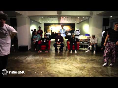 InstaFUNK 2015 Popping & Locking Battle - TT vs Smile - Locking Best 16