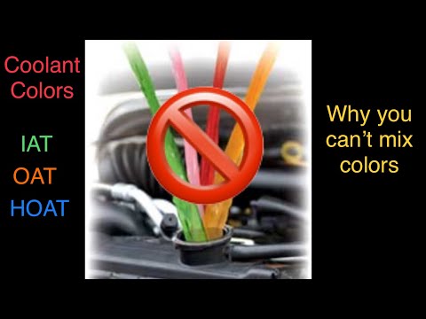 YouTube video about: Can I mix green and blue coolant?
