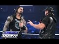 Roman Reigns And AJ Styles Size Each Other Up SmackDown April 7 2016