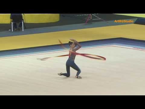 NIKOLCHENKO Vlada (UKR) Ribbon - 2019 DERIUGINA CUP Grand Prix