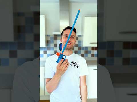 1cm vs 100cm Nerf Dart!