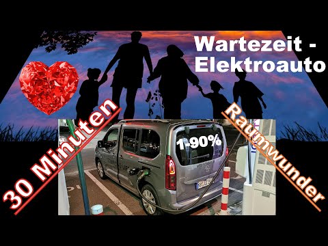 Opel Combo-e Life - wieviel Zeit hat die👨‍👩‍👧‍👦Familie an der Ladesäule?