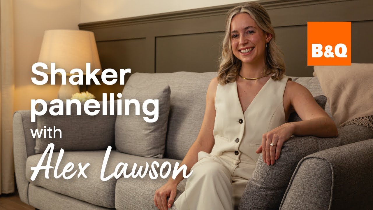 How to install Shaker wall panelling | You Can Do It with Alex Lawson | B&Q
