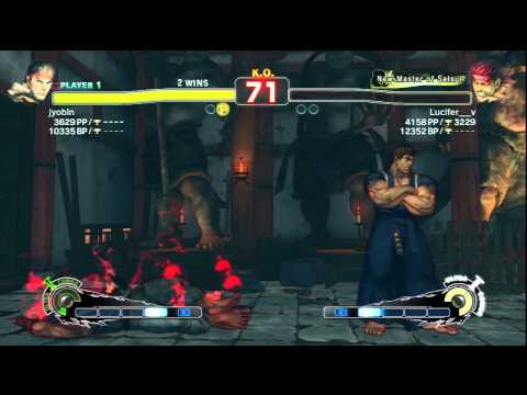 SSF4 AE 2012 jyobin (Ryu) vs Lucifer___v (E.Ryu) 780p HD [SSF4 PSN Club]