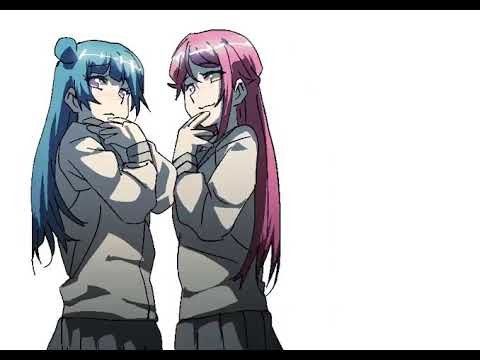 Yoshiko x Riko kiss yuri